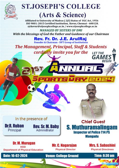 St Josephs College Arts Science Annual Sports Day