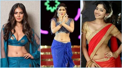 Malavika Mohanan Sai Pallavi Shriya Saran S Hottest Belly Curve