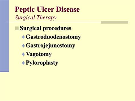 Ppt Peptic Ulcer Disease Therapy Powerpoint Presentation Free