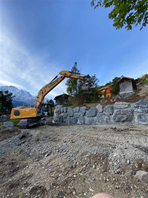 Zumbrunn Bau Ag Grindelwald Strassenbau U Nd Werkleitungsbau