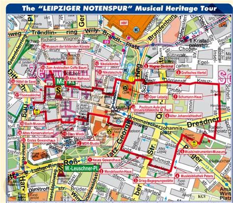 Leipzig Tourist Map