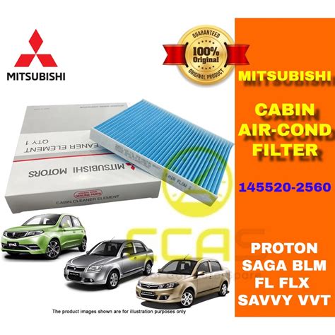 Mitsubishi Cabin Air Cond Filter 145520 2560 PROTON SAGA BLM FL FLX