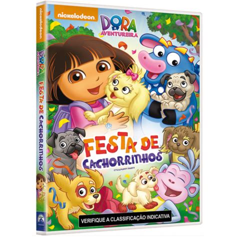 Dvd Dora A Aventureira Festa De Cachorrinhos