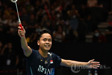 Anthony Ginting Juara Singapore Open Foto Tribunnews