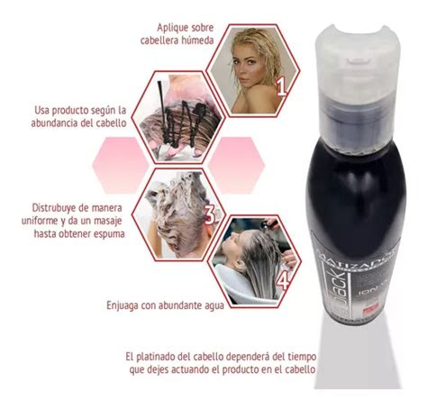 Shampoo Sin Sal Matizador Negro Le Black Cabello Platinado En Venta En