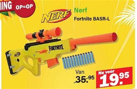 Nerf Fortnite Basr L Aanbieding Bij Van Cranenbroek