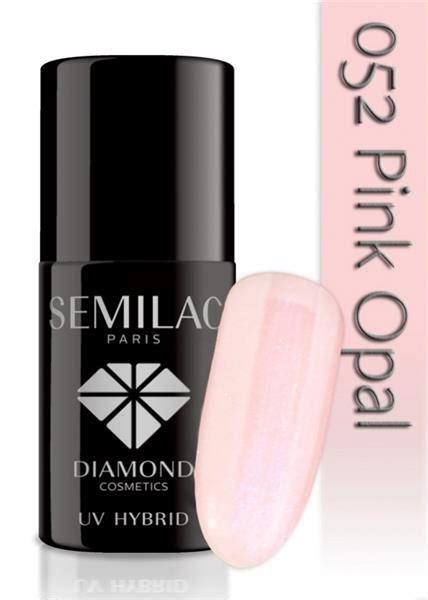 Semilac Lakier Hybrydowy 052 Pink Opal 7ml Paznokcie Lakiery