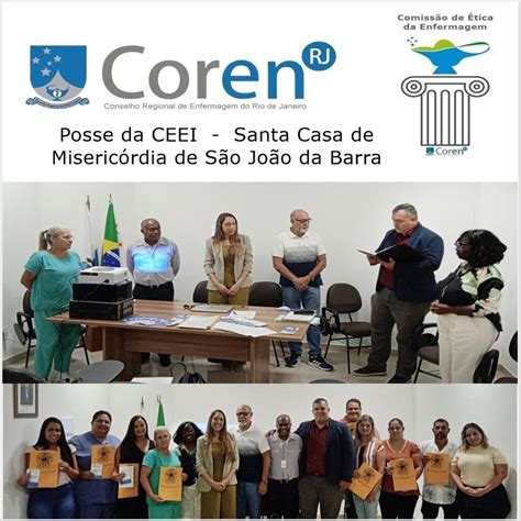 Coren Rj Empossa Eleitos Para A Ceei Da Santa Casa De S O Jo O Da