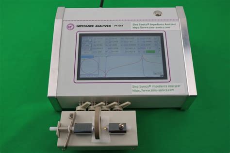 Impedance Analyer Pv A Testing Piezoceramic Ultrasonic Homogenizer