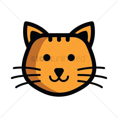 Cat Head Vector at Vectorified.com | Collection of Cat Head Vector free ...