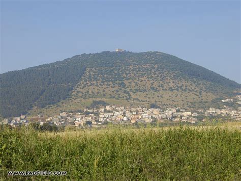 Mount Tabor, Israel in Lower Galilee, in the Jezreel Valley