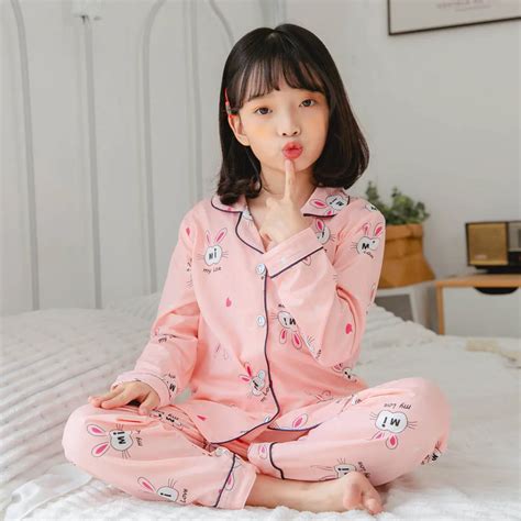 Pijamas De Manga Larga Con Botones Para Ni Os Ropa De Primavera Y