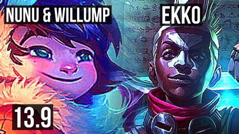 Nunu And Willump Vs Ekko Jng Rank 1 Nunu 307 17m Mastery 800