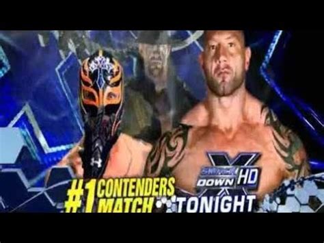 Rey Mysterio Vs Batista SmackDown Match YouTube