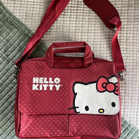 HELLO KITTY laptop bag A few scratches on the front... - Depop