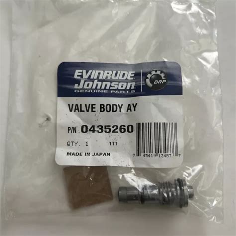 Johnson Evinrude Omc New Oem Trim Tilt Relief Valve Bodyay