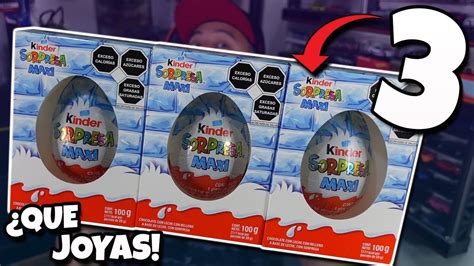 Sorpresas En Grande Abri Maxi Kinder Sorpresa De Nvidad Youtube