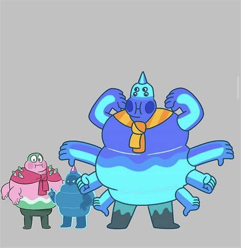 Watermelon Tourmaline And Water Bear Benitoite Steven Universe Gem