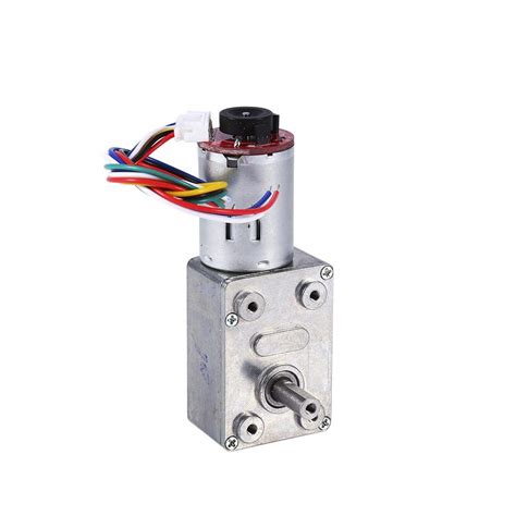 Buy DC 12V Worm Gear Motor Reversible High Torque Turbo Gear Motor Two