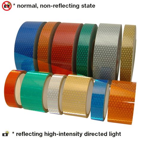 Oralite Reflexite V92 DB COLORS Microprismatic Conspicuity Tape 1 In