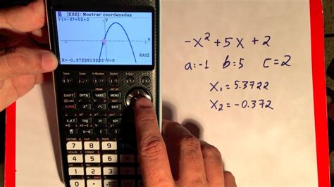 Fx CG50 Como Resolver Ecuacion De Segundo Grado Y Graficarla YouTube