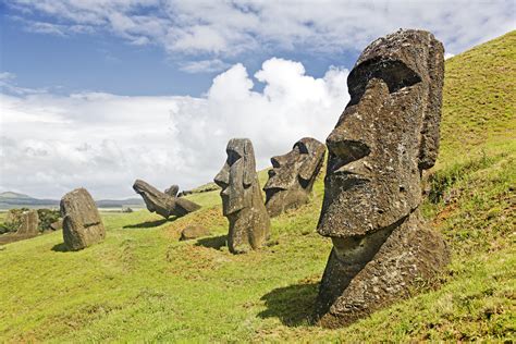 explore easter island visit chile visit  moai statues