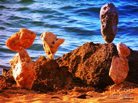 Rock Stacking Digital Art by Dorlea Ho - Fine Art America