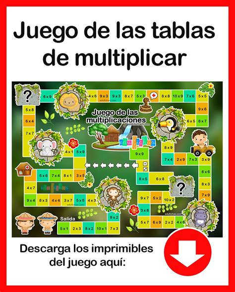 Juego De Multiplicaciones Tablas De Multiplicar Juegos