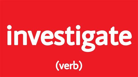 Investigate Meaning