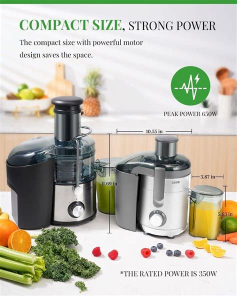 Extractor De Jugos Para Frutas Y Vegetales Acero Inoxidable De Jugo Ebay