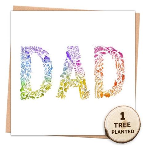 Buy Wholesale Eco Card Plantable Seed T Father S Day Rainbow Dad Naked