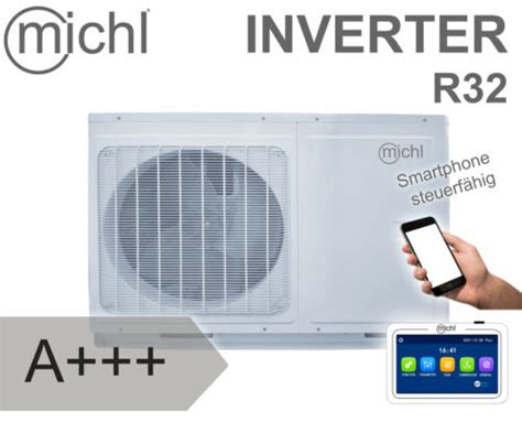 Pompe à chaleur air eau Michl Inverter monobloc 12 kW A MPW SP12 R32