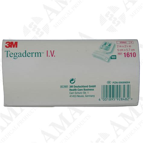 3m Tegaderm 1610 Paediatric Iv Transparent Film Dressing 5 X 57cm