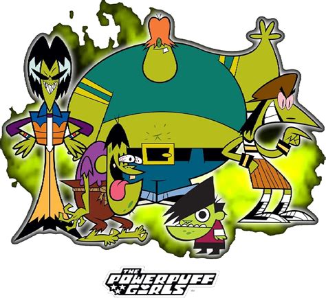 Powerpuff Girls Gangreen Gang