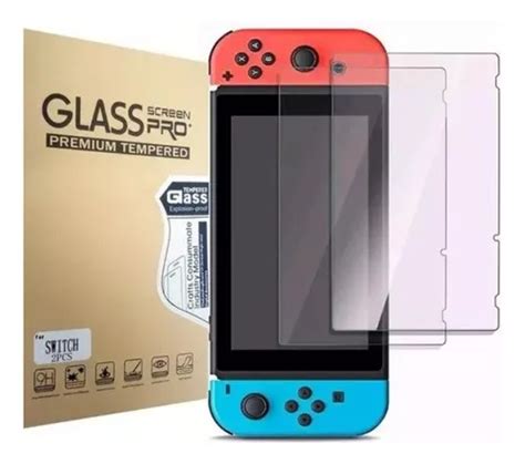 Vidrio Templado Glasspro Compatible Pantalla Nintendo Switch Cuotas