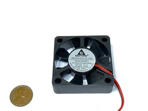 1 Piece 12v 50mm X 15mm Cooling Fan Brushless Axial 5015 50x50x15mm