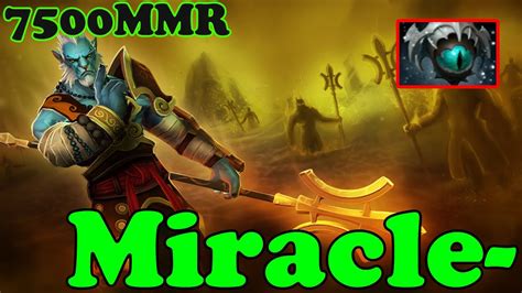 Dota 2 Miracle 7500 MMR Plays Phantom Lancer Ranked Match Gameplay