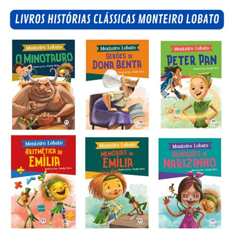 Livros De Monteiro Lobato - 8