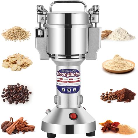 Moongiantgo Grain Mill Grinder Electric G Commercial Spice Grinder