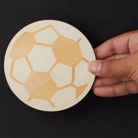 Unfinished Wood Soccer Ball Cutout All Wood Cutouts Wood Crafts