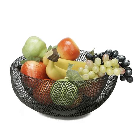 Mind Reader Medium Mesh Fruit Bowl, Fruit Display, Decorative Fruit ...