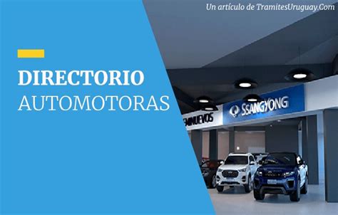 Listado De Automotoras En Uruguay 【actualizado ️2024】