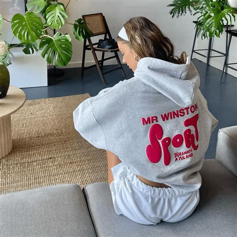 Mr Winston x Costanza Starrabba Puff Hoodie Cherry - L | Streetwear