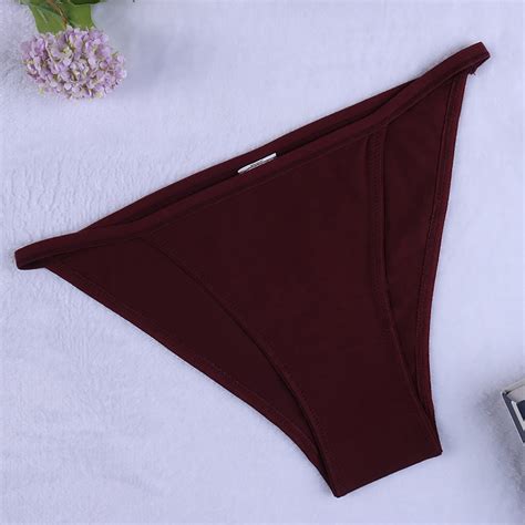 Bramtres Womens Underwear Cotton Underwear Underwear For Plus Size String Bikini Panties Low