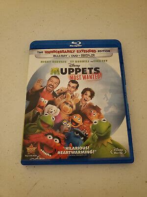 Disney Muppets Most Wanted Blu Ray Dvd Movie Ebay