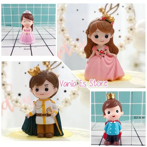 Jual Topper Cake Royal Prince And Princess Dekorasi Kue Tema Pangeran