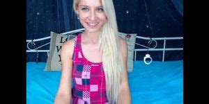 CUte Blonde Pink Top Real Solo Girl Showing E Hd Tnaflix
