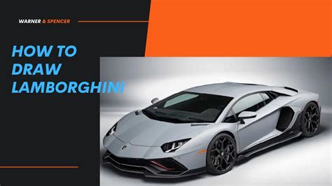 How To Draw A Lamborghini Car Step By Step 🔥🚗 Youtube