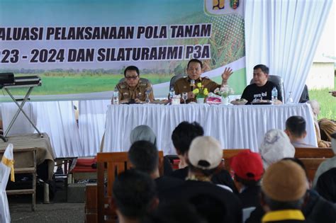 Gubernur Arinal Buka Rapat Evaluasi Pelaksanaan Pola Tanam Tahun