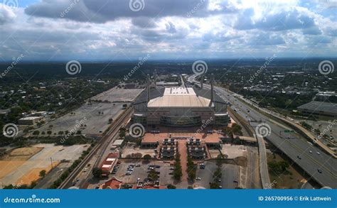 Alamodome Stadium in San Antonio Texas from Above - SAN ANTONIO, UNITED ...